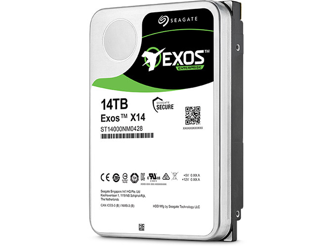 Seagate Announces Exos X14 14TB Enterprise Hard Drive