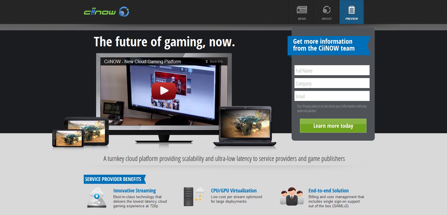 CiiNow Engineering Open Cloud Gaming Platform With AMD Radeon Graphics Hardware