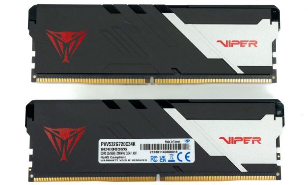 New Patriot Viper Venom, Get Some DDR5-7200 CL34