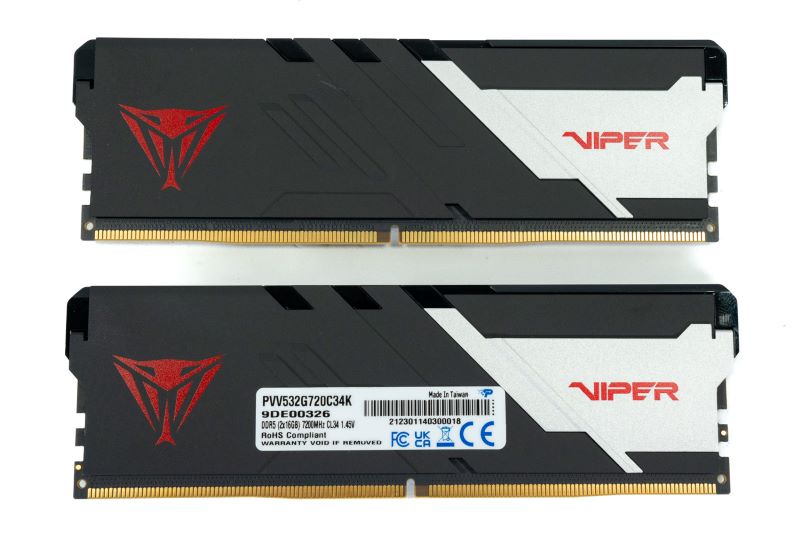 New Patriot Viper Venom, Get Some DDR5-7200 CL34