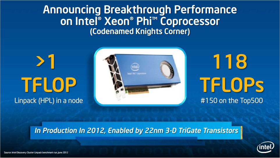 Intel Introduces Xeon Phi: Larrabee Unleashed