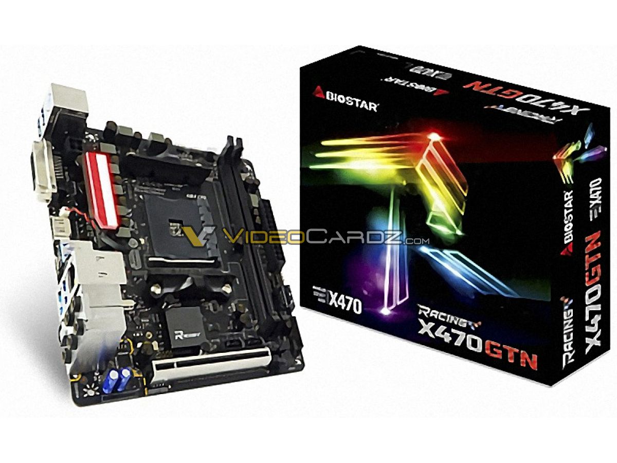 Biostar’s Refreshed Mini ITX Racing X470GTN AM4 Motherboard Revealed