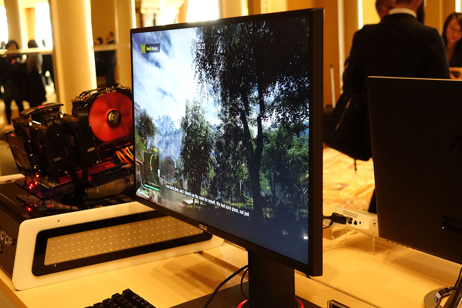 CES 2015: We Just Spotted the ASUS PG27AQ 4K 60 Hz IPS G-Sync Monitor