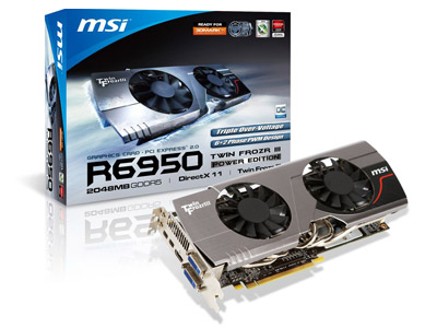 MSI Releases the R6950 Twin Frozr III Power Edition Graphics Card