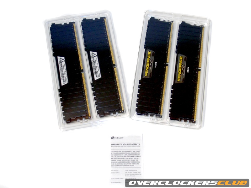 Corsair’s overclockable Vengeance LPX DDR4-2800 kit