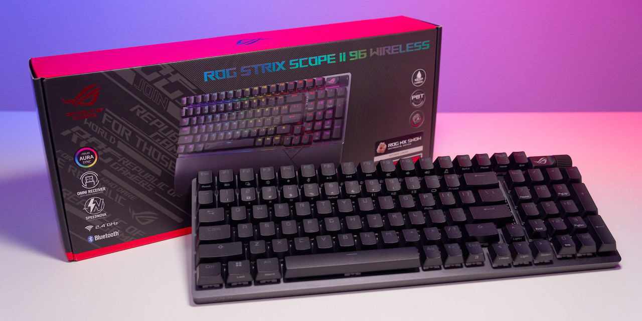 ASUS ROG Strix Scope II 96 Wireless Gaming Keyboard Review