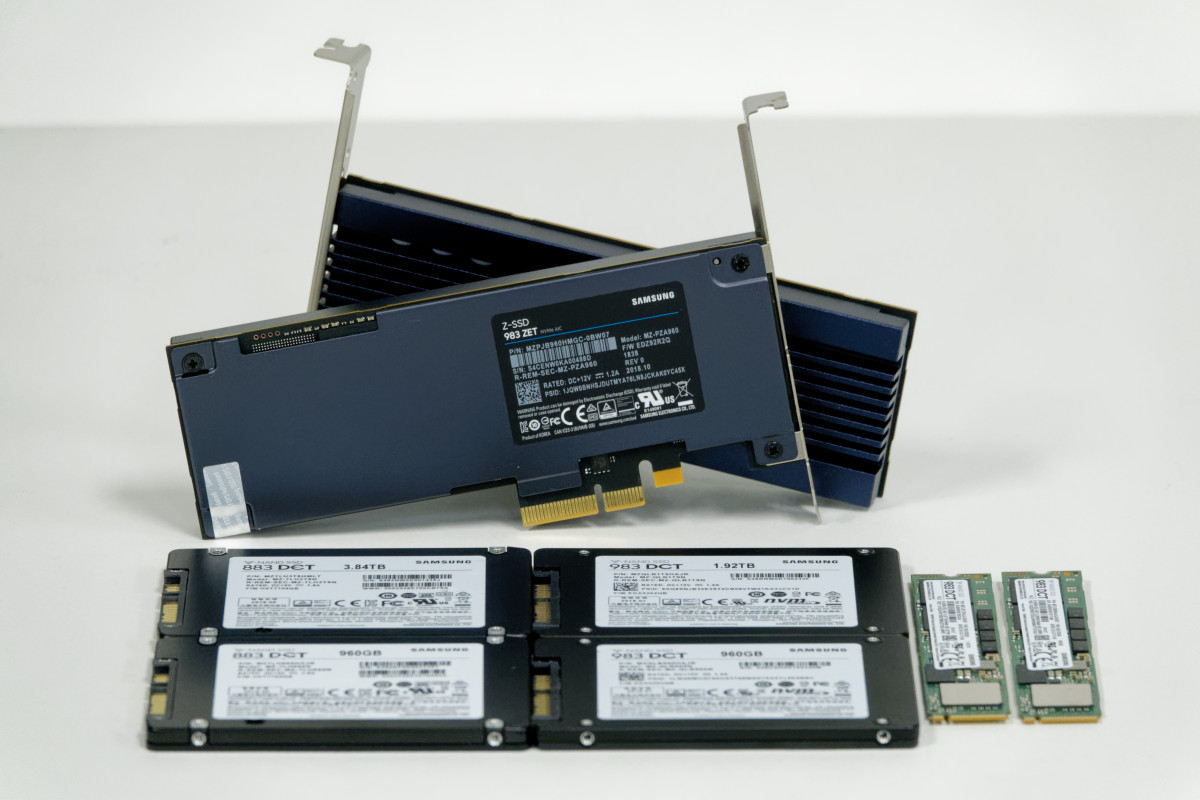 The Samsung Enterprise SSD Roundup – 883 DCT, 983 DCT, 983 ZET (Z-SSD) Tested!