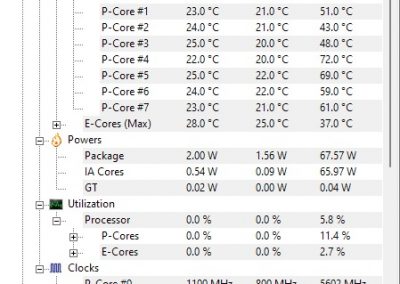 Lapping, Delidding, and Liquid Cooling to Tame Intel 13th Gen Thermals - Cases and Cooling 59