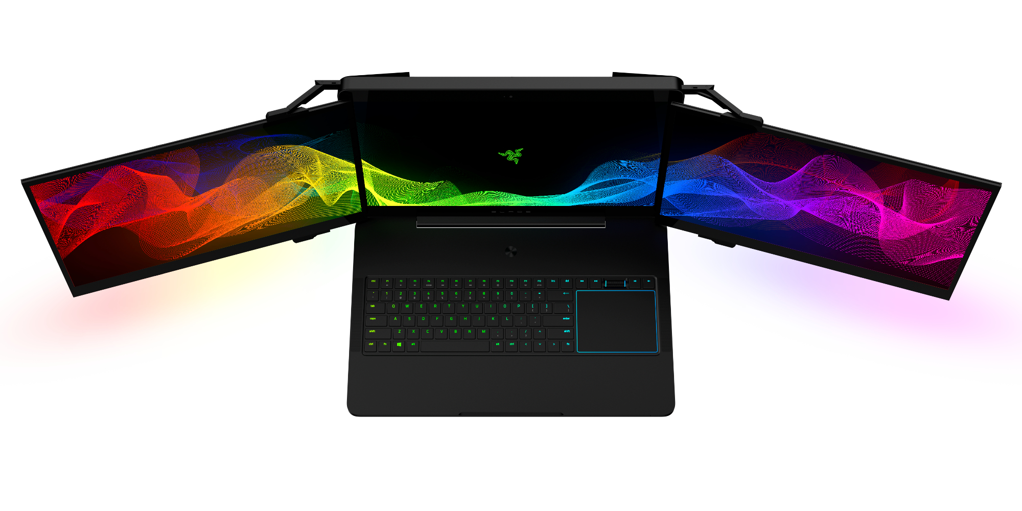 CES 2017: Razer Project Valerie Multi-Monitor Laptop Concept