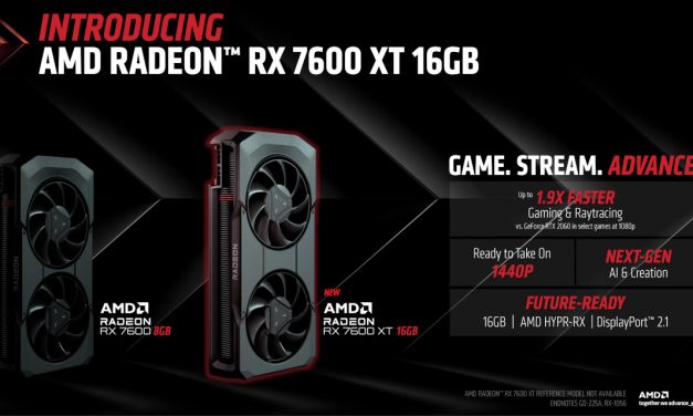 CES 2024: AMD Announces Radeon RX 7600 XT with 16GB of VRAM