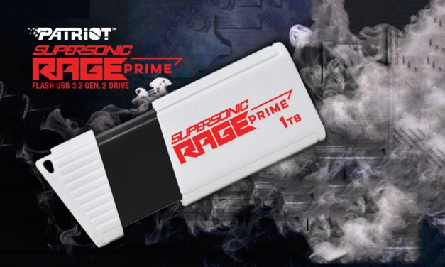 Patriot Supersonic Rage Prime Time USB 3.2 Gen 2 Storage!