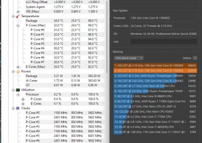 Lapping, Delidding, and Liquid Cooling to Tame Intel 13th Gen Thermals - Cases and Cooling 67