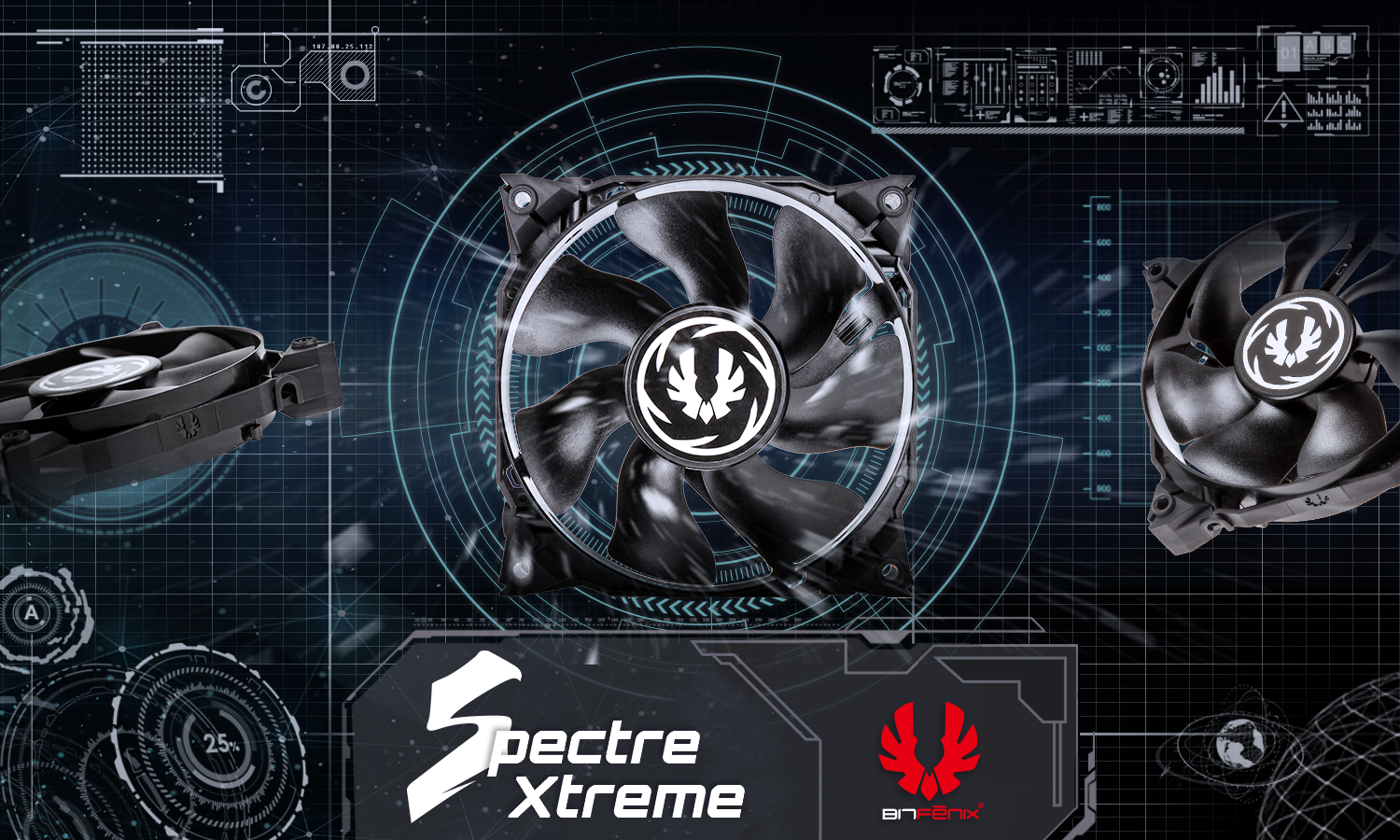 BitFenix Introduces Spectre Xtreme Fans for CPU Coolers