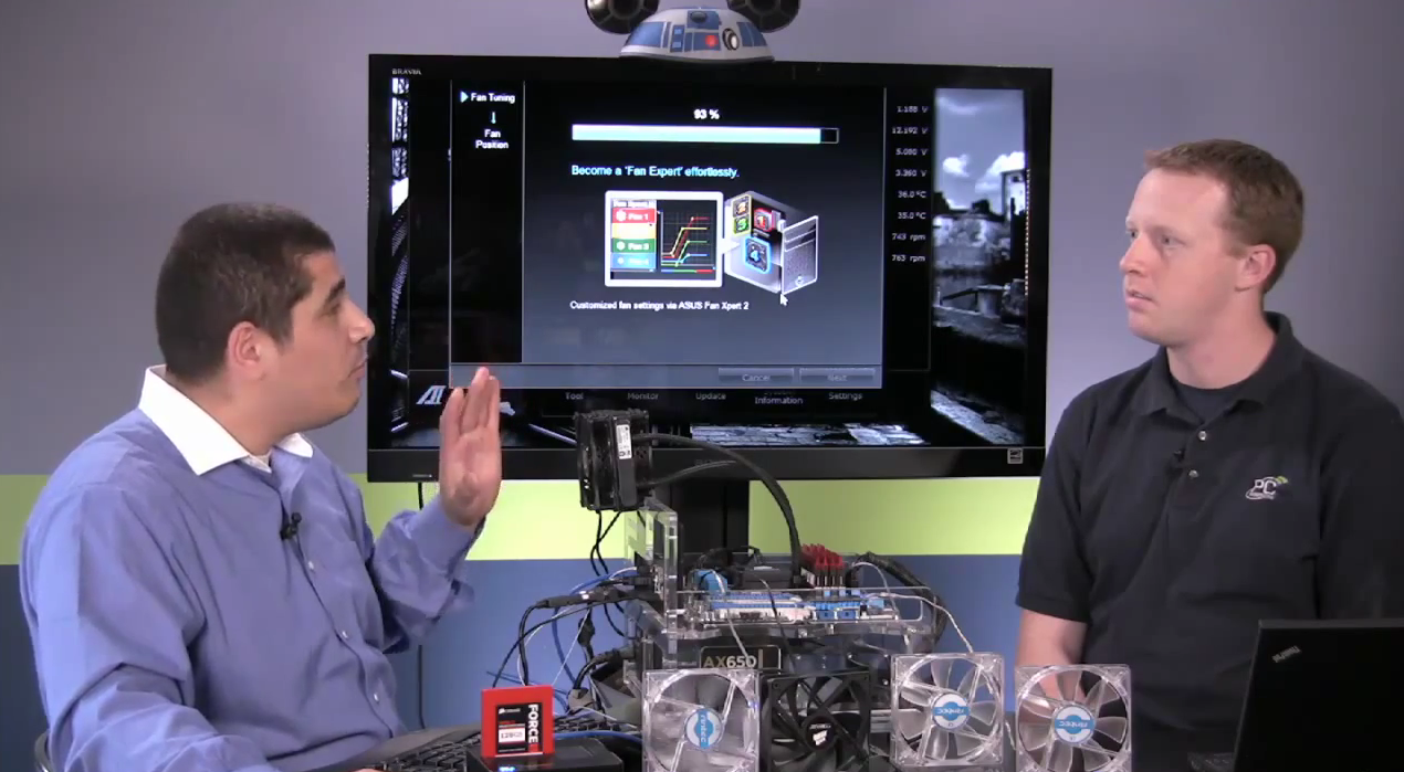 ASUS Demonstrates Z77 Motherboard Features at PC Perspective