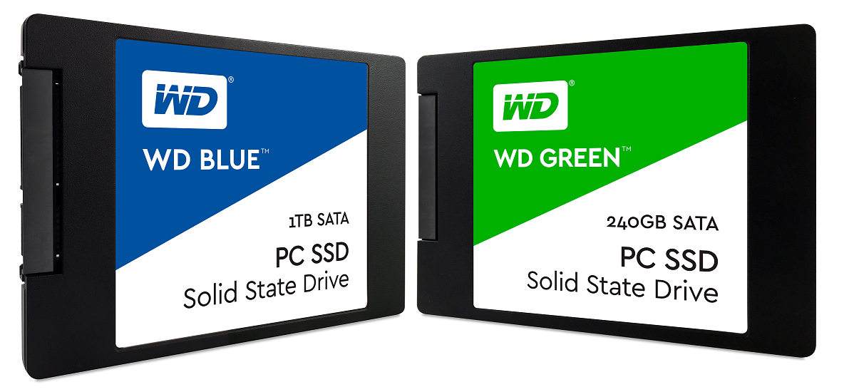 Western Digital Gets Back in the SSD Game With Blue and Green SSDs!