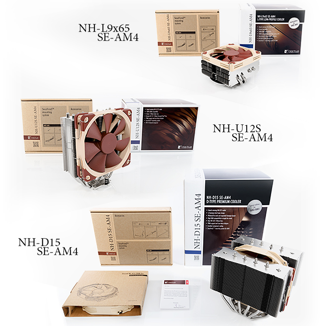 Noctua announces three new AM4 CPU coolers for AMD Ryzen