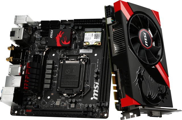 MSI Z87I GAMING AC Motherboard and GTX 760 GAMING ITX Video Card